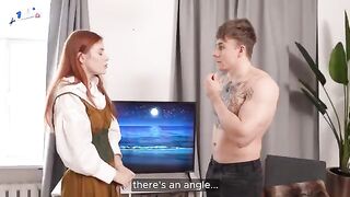 The Tailor's Temptation: Sizing up ended with a cumshot on her face
