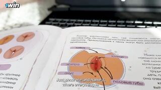 A stepmom explained to her stepson the secret of female anatomy in a taboo way