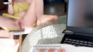 A stepmom explained to her stepson the secret of female anatomy in a taboo way
