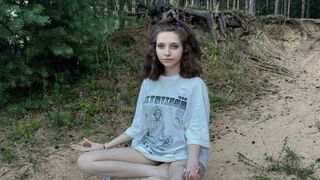 Met the best yoga teacher, demonstrated her skills that same day