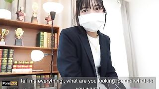 The hot gardener fucks the cute Asian teacher Mya Mya