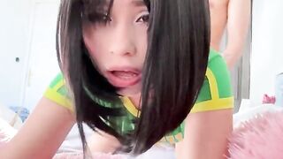 My stepsister asked me to cum in her face, a spicy scenario