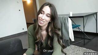 A friend joins us in a hot foursome with a busty beauty