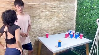 A game between stepbrothers turned into a hot sex session