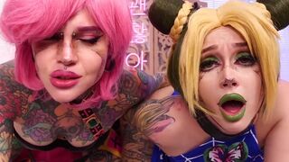 Hot anal adventures with JoJo and a thrilling purple bitch scene