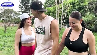 A guy offered money to two girlfriends in a park to fuck with them