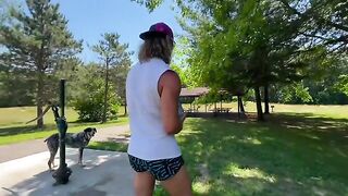 A couple enjoyed summer sex on the lake in Michigan