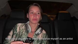 Talented Russian artist makes her porn debut with a blowjob scene