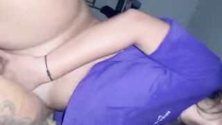 Gifted Bahian guy lifts and slams hot blonde in intense action