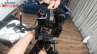 Behind the Scene: Rough Sex and Hard-Hitting Moments with a Stunning Blonde Fake Boobs