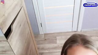 I tried on sexy underwear and fucked like a slut