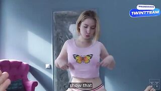 The stepfather punished the girl for wasting money on blowjob classes