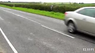 A juicy beauty gets fucked by a guy on a haystack, it’s pure gold