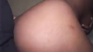 A black guy with a big dick fucks a cute girl with big tits