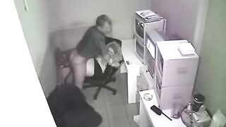 The camera was hidden and it photographed people fucking on the workplace
