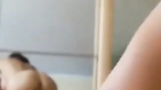 A couple enjoys private, passionate sex with intense suction, captured in a real homemade video