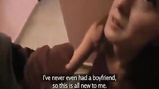 A cute girl tried anal for the first time with a guy she just met