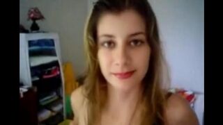 She lies and swallows a neat cock in her mouth