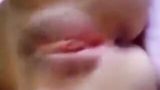 She lies and swallows a neat cock in her mouth