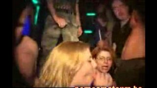 Bunch of sluttish bitches resting in the club, tired from fucking