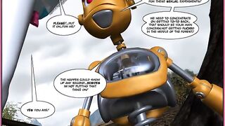 Robots fuck like comic books in this hot episode