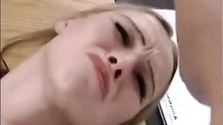 Fisting and fucking a girl with the same hand