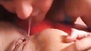 Two charming girls are not ashamed to lick each other’s asses