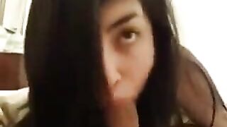 A girl learned the secrets of a professional blowjob and became one of the best