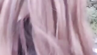 Babe was taken by a man at the bus stop and he fucked her