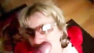 A big milk bitch in latex is fucking herself