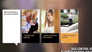 A young girl was removed coolly in a porn scene