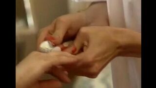 The ass was turned inside out by three hot lesbians