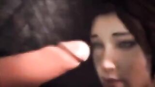 Tomb Raider Lara Croft is in a difficult situation and needs help