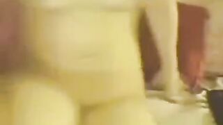 Young Chinese woman masturbating in front of a webcam