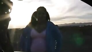The fat woman has a point and gives herself to the dick