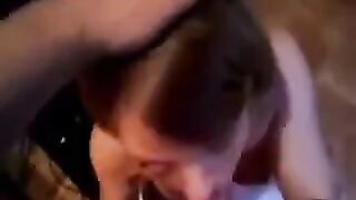 He did not expect that after a blowjob, she would end up like that