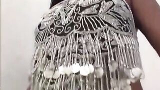 A sexy Hindu girl has her first blowjob experience ever on camera