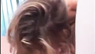 A young guy is having fun with two girlfriends at the same time