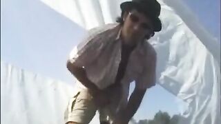 A short journey ends up in a sexy outdoor encounter