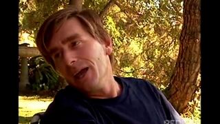 A young and beautiful girl is getting fucked in nature