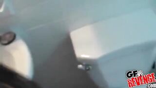 Girl makes a blowjob and sucks cock at home