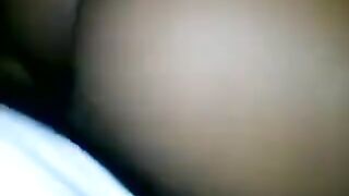 A cute girl in black tight pants demonstrates her abilities