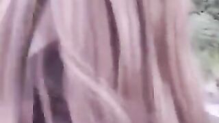 A girl isn’t shy to do a blowjob in public places