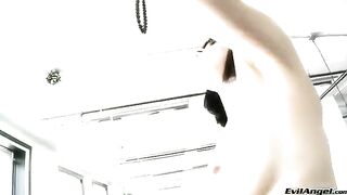 The man put his balls in the girl’s vagina and finished there