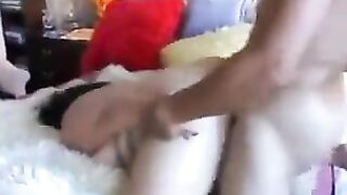 Man fucked thick juicy ass of Asian BBW