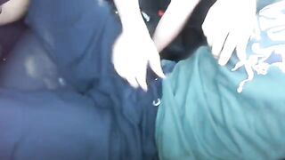 Girl started to suck cock in the car, it was a spontaneous act