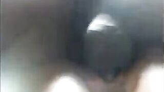 Black woman’s pussy juices spray everywhere after cumming hard