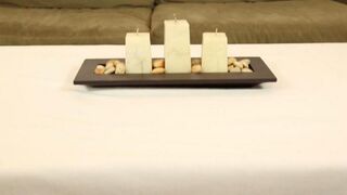 Massage girl Chloe Amur masturbates her client under the table