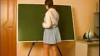 The old teacher seduced and fucked a student hard
