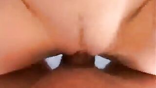 A nice girl ends up with a mess from her sweet pussy